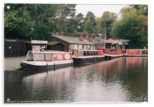 Union Canal Centre, Linlithgow  Acrylic by Lee Osborne