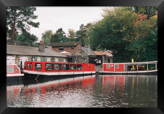 Union Canal Centre, Linlithgow Framed Print by Lee Osborne