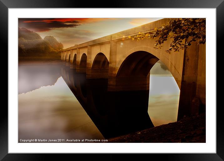 Sunrise over Ashopton Framed Mounted Print by K7 Photography