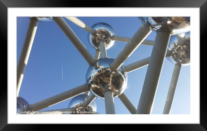 The Atomium, Brussels Framed Mounted Print by Lee Osborne