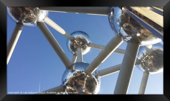 The Atomium, Brussels Framed Print by Lee Osborne