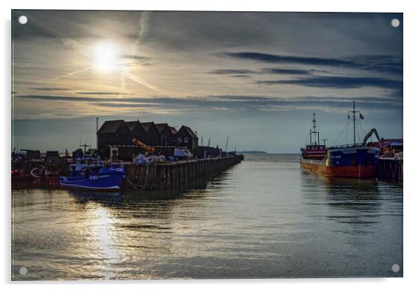Whitstable Harbour  Acrylic by Darren Galpin