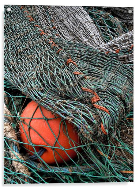 fishing nets Acrylic by Heather Newton