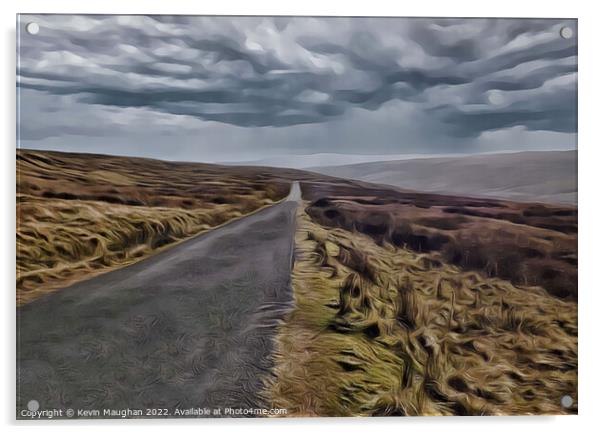 Its A Long Road (Digital Art Version) Acrylic by Kevin Maughan