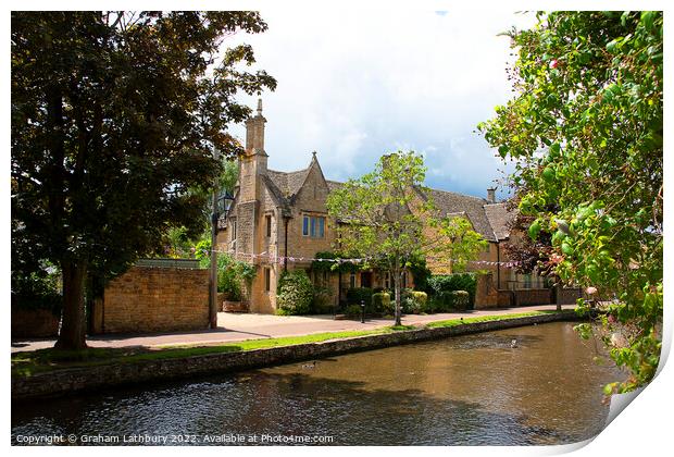 Bourton on the Water Print by Graham Lathbury