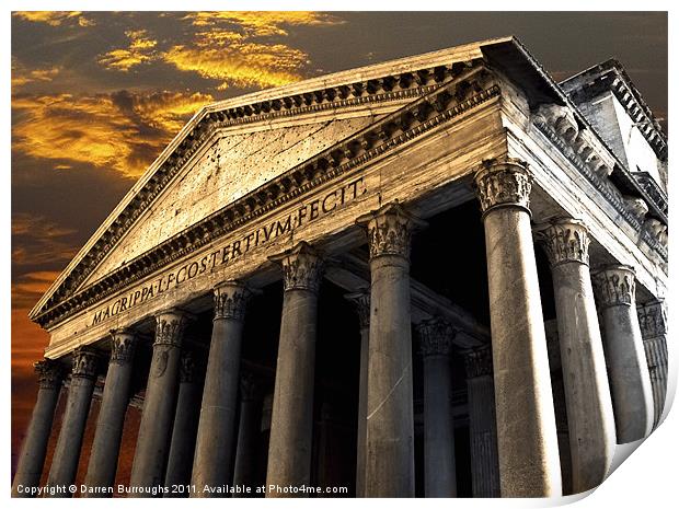The Pantheon Print by Darren Burroughs