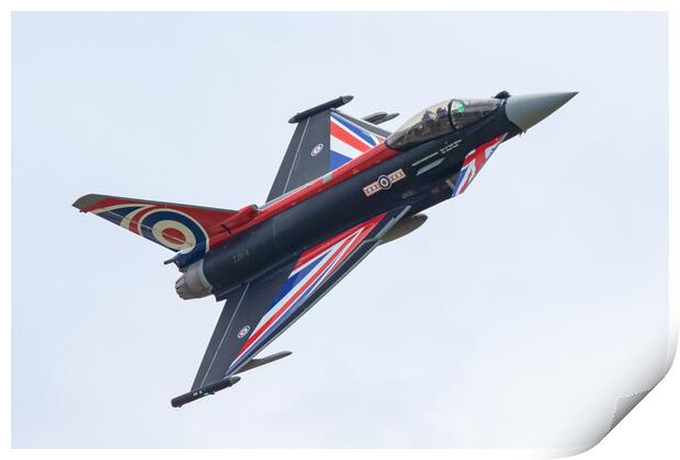 RAF Typhoon Blackjack ZJ914 Print by J Biggadike