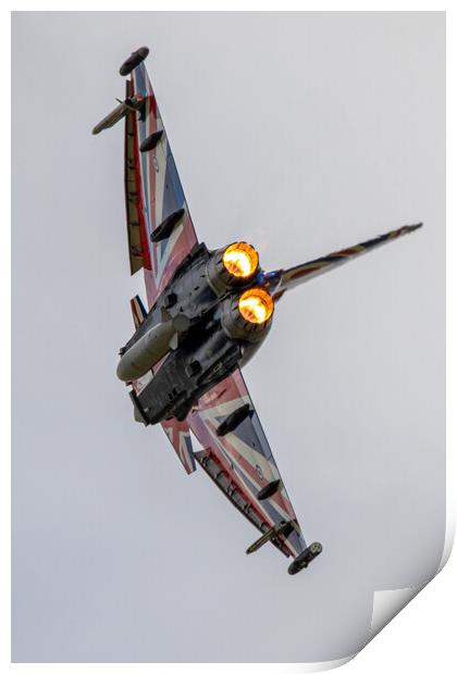 Anarchy1 Eurofighter Typhoon Print by J Biggadike