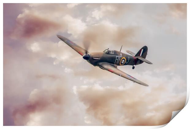 Hawker Hurricane LF363 Print by J Biggadike