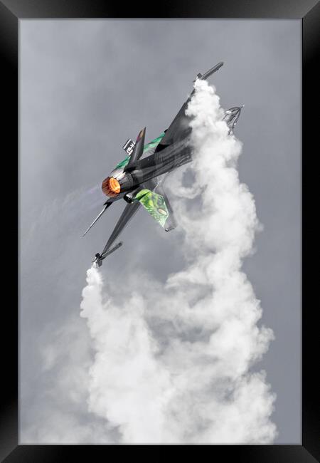The Dream Viper - F-16 Fighting Falcon Framed Print by J Biggadike