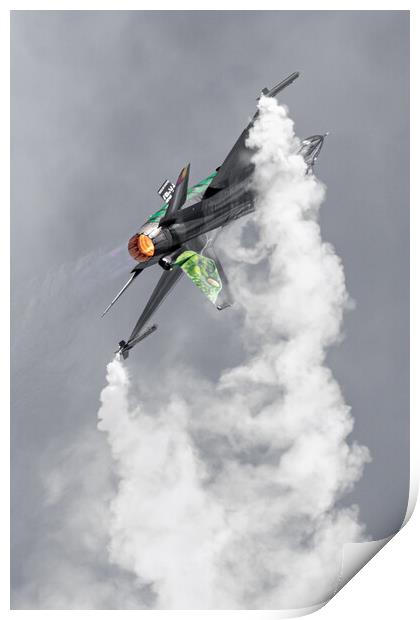 The Dream Viper - F-16 Fighting Falcon Print by J Biggadike