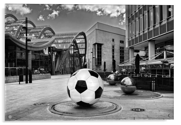 Millennium Square, Sheffield  Acrylic by Darren Galpin