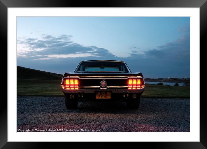 1968 Ford Mustang Framed Mounted Print by Tomasz Latalski