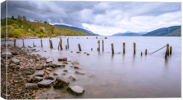 Loch Ness Tranquility Canvas Print by John Frid