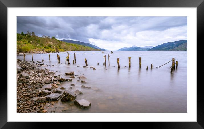 Loch Ness Tranquility Framed Mounted Print by John Frid