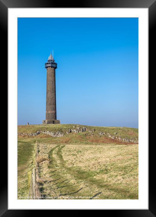 The Wellington - Waterloo Monument Framed Mounted Print by Dave Collins