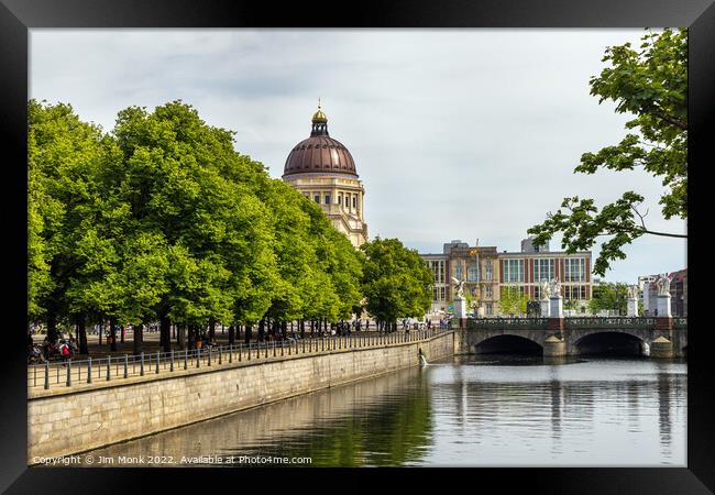 View along the Spree Framed Print by Jim Monk