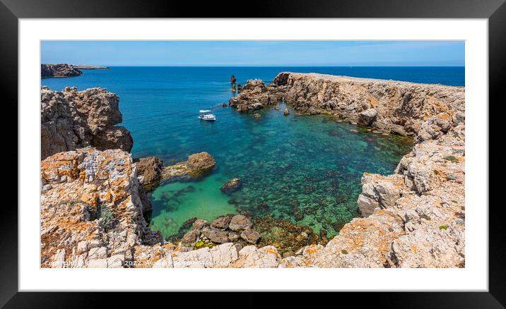 Na Macaret Menorca Spain Framed Mounted Print by Craig Yates