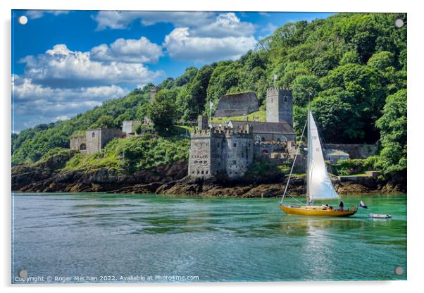 The Fortress of Dartmouth Acrylic by Roger Mechan