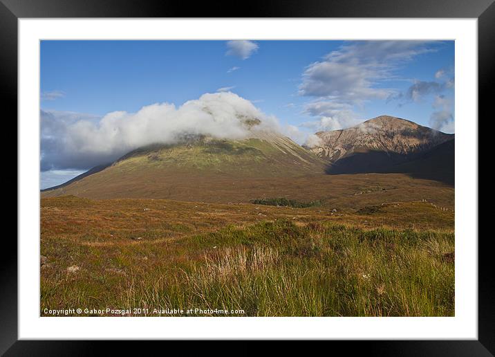 The Cuillins, Isle of Skye Framed Mounted Print by Gabor Pozsgai
