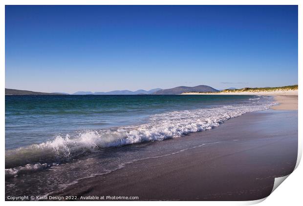 The Famous West Beach Berneray Print by Kasia Design