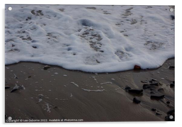 Sea and Sand, Kinghorn Acrylic by Lee Osborne