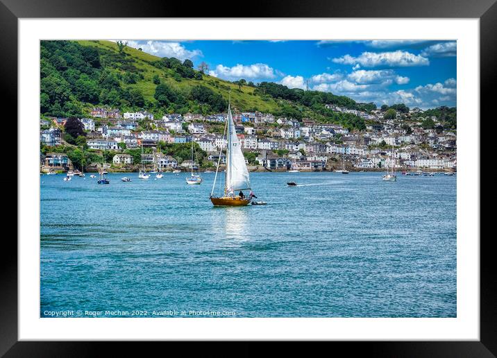 Dartmouth Yacht Adventure Framed Mounted Print by Roger Mechan