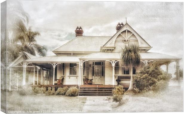 Fairy Tale House Queensland Canvas Print by Julie Gresty