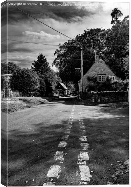 Road Junction Canvas Print by Stephen Pimm