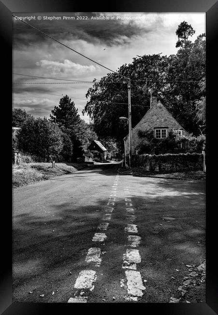 Road Junction Framed Print by Stephen Pimm