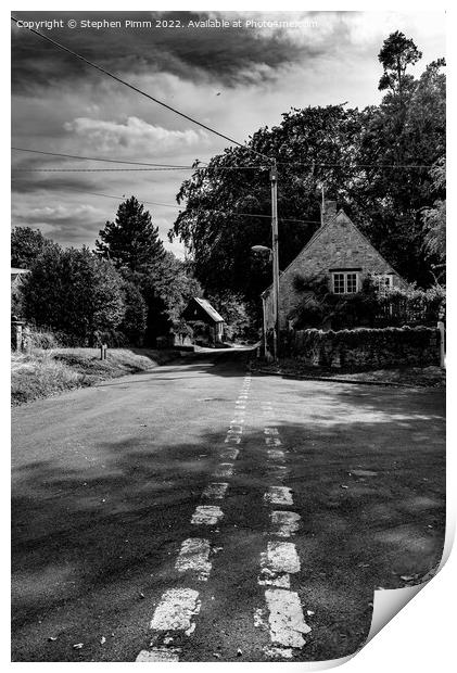 Road Junction Print by Stephen Pimm