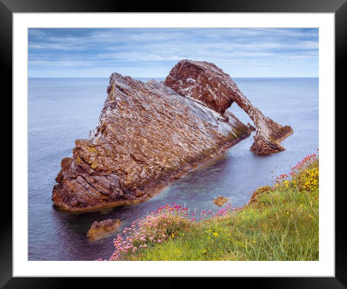 Bow Fiddle Rock Framed Mounted Print by John Frid