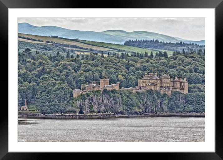 Abstract view of Culzean Castle, Ayrshire Framed Mounted Print by Allan Durward Photography