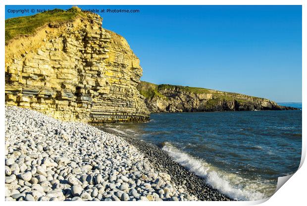High Tide at Dunraven Bay   Print by Nick Jenkins