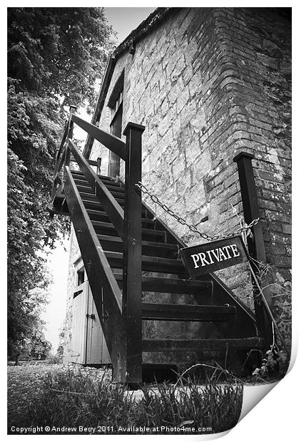 Private Steps Print by Andrew Berry