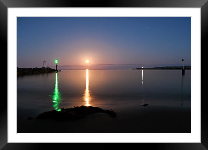 Strawberry Moon Magic Framed Mounted Print by paul cobb