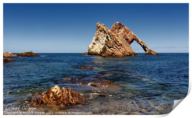 Bow Fiddle Rock Print by Richard Morgan