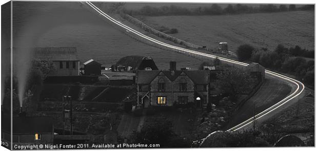 Headlights Canvas Print by Creative Photography Wales