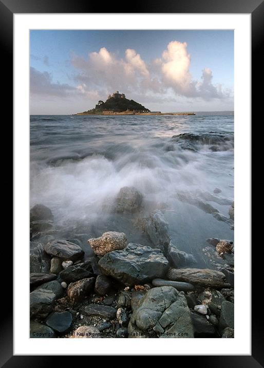 St Michaels Mount Framed Mounted Print by R K Photography