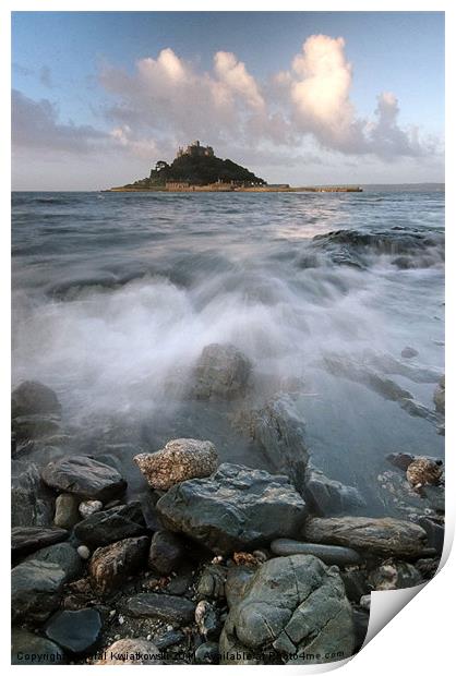 St Michaels Mount Print by R K Photography