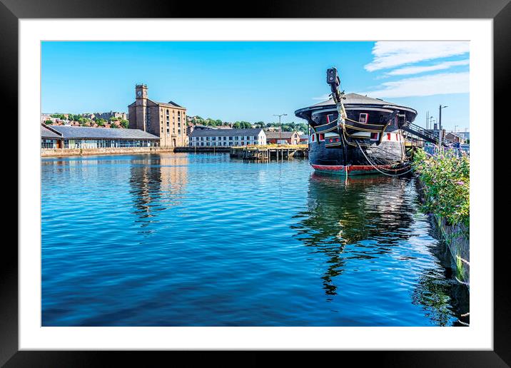 Unicorn in Dundee Framed Mounted Print by Valerie Paterson