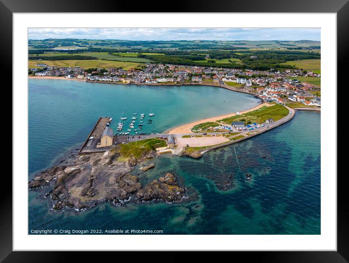 Elie From Above Framed Mounted Print by Craig Doogan