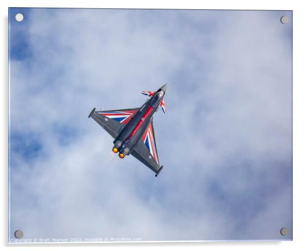 Eurofighter Typhoon (Blackjack) Acrylic by Brett Pearson