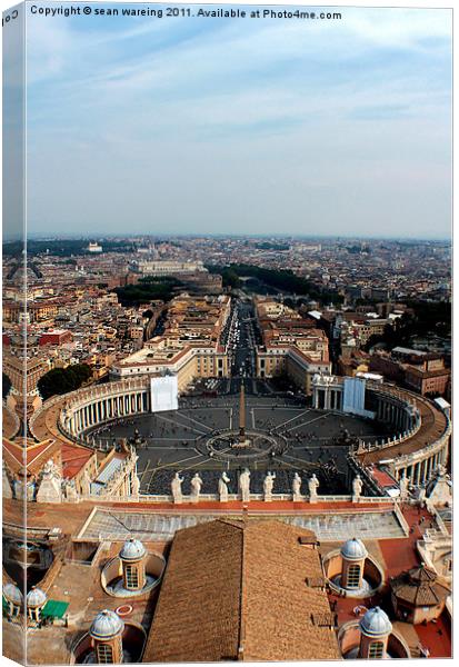 Saint Peters square Canvas Print by Sean Wareing