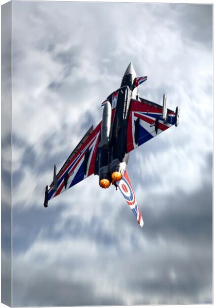 RAF Typhoon Blackjack ZJ914 Canvas Print by J Biggadike