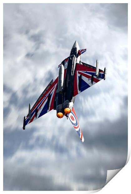 RAF Typhoon Blackjack ZJ914 Print by J Biggadike