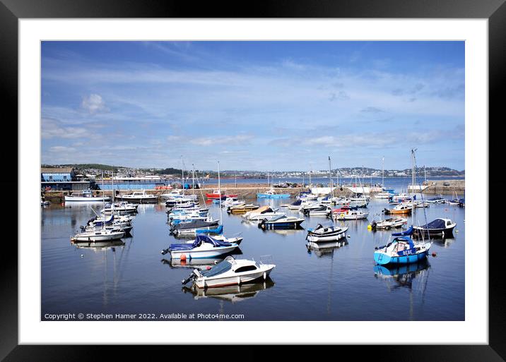 Serenity in the English Riviera Framed Mounted Print by Stephen Hamer
