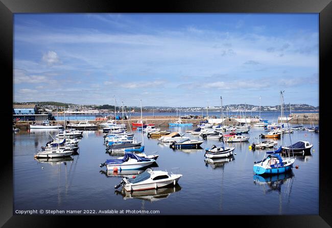 Serenity in the English Riviera Framed Print by Stephen Hamer