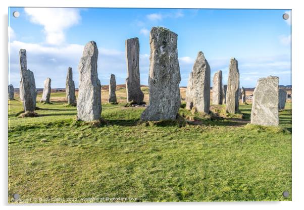The Callanish Stones on the Isle of Lewis, Scotland Acrylic by Dave Collins