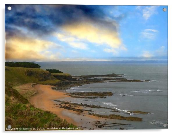 north sea Acrylic by dale rys (LP)